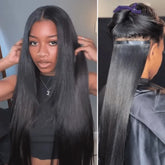 Straight / Body Wave / Kinky Curly / Yaki Straight / Kinky Straight / Messy Curly Clip in Hair Extensions Real Human Hair Pieces 135g 9pcs / 7pcs with Free Gift
