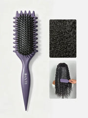 LUVME Curved Curl Repair Comb - Restores Shape and Smooths Messy Curls