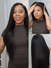 Luvme All-Day Comfort™ Wig 180% Density Butterfly Cut Layered Light Yaki Straight Glueless 7x6 Closure HD Lace Human Hair Wig Pre-Cut Lace