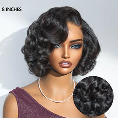 1 SEC INSTALL WIG | Mature Boss Brown Ombre Highlight / Natural Black Loose Wave Glueless Minimalist HD Lace Wig Pre-cut Lace