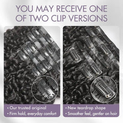 Seamless Brown Highlights Silky Straight Clip in Hair Extensions 135g 9pcs / 7pcs with Free Gift
