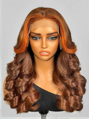 PreMax 180% Density 18 Inch 13x4 Frontal HD Lace Custom Wig  Pre-cut Lace