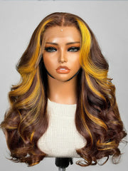PreMax 180% Density 18 Inch 13x4 Frontal HD Lace Custom Wig  Pre-cut Lace